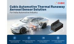 Cubic Automotive Thermal Runaway Aerosol Sensor Solution