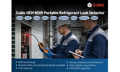 Cubic Advanced OEM NDIR Portable Refrigerant Leak Detector