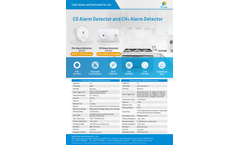 Cubic-CO Alarm Detector and CH4 Alarm Detector