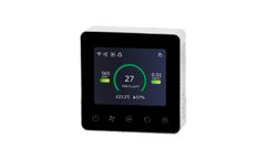 Cubic - Model AM6108B - Wall mount IAQ Monitor & HVAC Transmitter with Display AM6108B