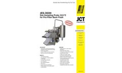 JCT - Model JES-360H - Gas Sampling Probe 315°C for Pre-Filter Back Flush - Dataheet