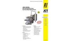 JCT - Model JES-360Ex - Gas Sampling Probe for Pre-Filter Back Flush - Datasheet