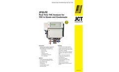 JCT - Model JFID-FE - Real Time THC Analysis for TOC in Steam and Condensate - Datasheet