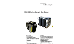 JCM-300 Peltier Sample Gas Cooler Datasheet