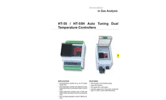 HT-55 / HT-55H Auto Tuning Dual Temperature Controllers Datasheet