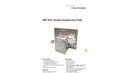 JCT - Model JBF-301L - Heated Sample Gas Filter - Datasheet