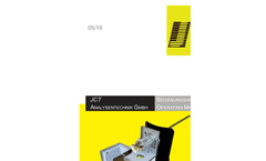 JCT - Model JES-301L - Gas Sampling Probe - Manual