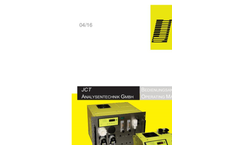 JCT - Model JCL-304 / JCL-319 - Gas Conditioning Systems - Manual