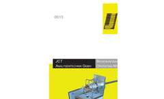 JCT - Model JES-301 - Heated Gas Sample Probe - Manual