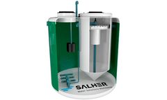 SALHER - Model CVC - OXIDEP - TC - Low-Load Activated Sludge (Extended Aeration) With Inverted Conical Settling Tank WWTP
