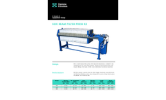 Diemme - Model KE - Filtration Side Beam Filter Press  Brochure
