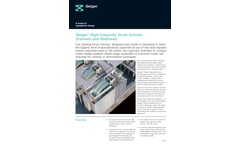 Geiger - High-Capacity Drum Screens Brochure