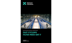 Diemme - Model GHT-F - Filtration Fast-Ccycling Filter Press Brochure