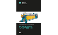Diemme - Model GHS - Filtration Overhead Beam Filter Press Brochure