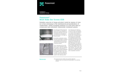 Passavant - Model KUR - Multi-Rake Bar Screen Brochure