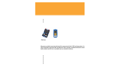 Model PM 6 - pH Handheld System Brochure