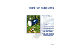 Metek - Model MRR-2 - Micro Rain Radar - Brochure