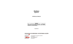 Alter - Model ZS-12 - Power Supply Adapter Brochure