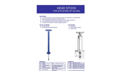 Head Stock For Actuating Of Valves Brochure