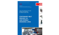 Vx - Belt Presses - Brochure
