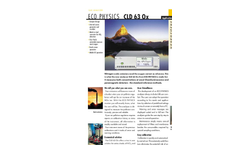 ECO PHYSICS CLD 63 Ox Gas Analyzer - Brochure