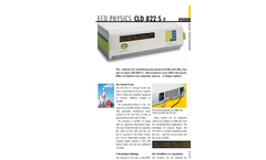 ECO PHYSICS - Model CLD 822 S r - Nitrogen Oxide Analyzer - Brochure