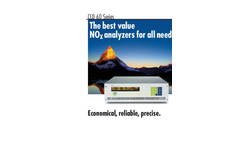 ECO PHYSICS CLD 60 Series Nitrogen Oxide Analyzers - Brochure