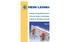 Hein-Lehmann - Linear Vibration Screening Machines Brochure