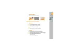 i3 FlexiPor Alumina Oxide Membranes - Datasheet