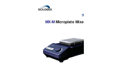 MX-M Microplate Mixer - Brochure
