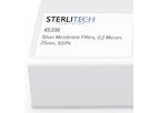 Sterlitech - Model 45336 - Silver Membrane Filter