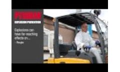 Pyroban Explosion Prevention for Mobile Equipment (silent) Video