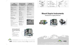 Mount Sopris - Model MX Series - Semi-Portable Winches - Brochure