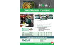 EcoSafe - Compostable Food Scraps Bags - Brochure