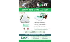 EcoSafe - Model CNW-LT7272 - Compostable Lawn & Leaf Tarp - Datasheet