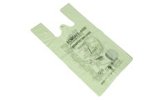 EcoSafe - Model TB1920-85 - 12×20 +7 Inch Compostable Checkout Bag - Standard Size