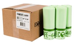 EcoSafe - Model HB2636-8 - 26×36 Inch Compostable Bag / Liner