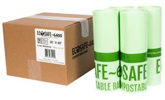 EcoSafe - Model HB3348-85 - 33×48 Inch Compostable Bag / Liner