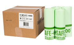 EcoSafe - Model HB3039-8 - 30×39 Inch Compostable Bag / Liner