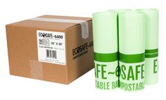 EcoSafe - Model HB3550-85 - 35×50 Inch Compostable Bag / Liner