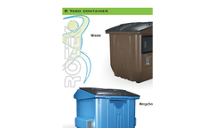 Rotek - 8 Cubic Yard Container - Datasheet