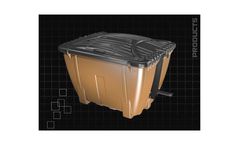 Rotek - Double walled 1 Cubic Yard Container