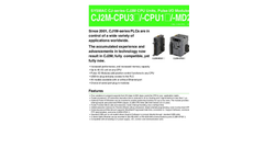 Omron - Model CP2E - Programmable Logic Controllers - Brochure