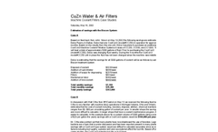 Itty - Model CT-10S - Bitty CounterTop Water Filter - Brochure