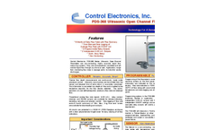 Model PDS-360 and PDS-360DX - Ultrasonic Open-Channel Flowmeter Brochure