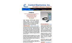  CPS-460DH - Ultrasonic Doppler Flowmeter  Brochure