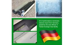 Ecologix - Model Hyotube Series-7 and Series-9 - Fine Bubble Tube Diffuser