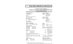 Amperometric Design - DOS10-T23-CBL-EG-75 Immersion / Insertion Style Brochure