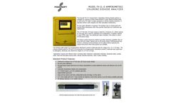 Foxcroft - Model FX-CL-D - Chlorine Dioxide Analyzer Amperometric - Brochure