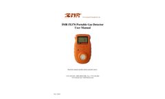 IMR - Model IX 176 - Combustible and Toxic Portable Single Gas Detectorr - User Manual